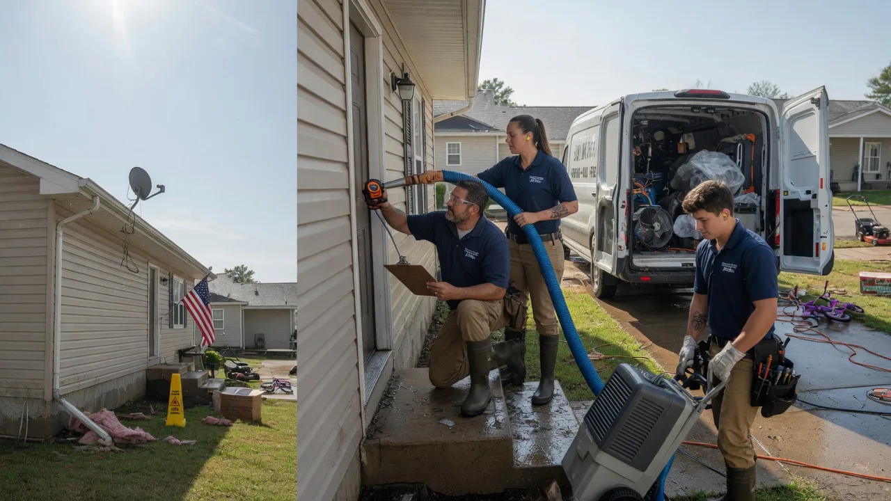 Ceiling Water Damage Restoration in Millican, TX near me