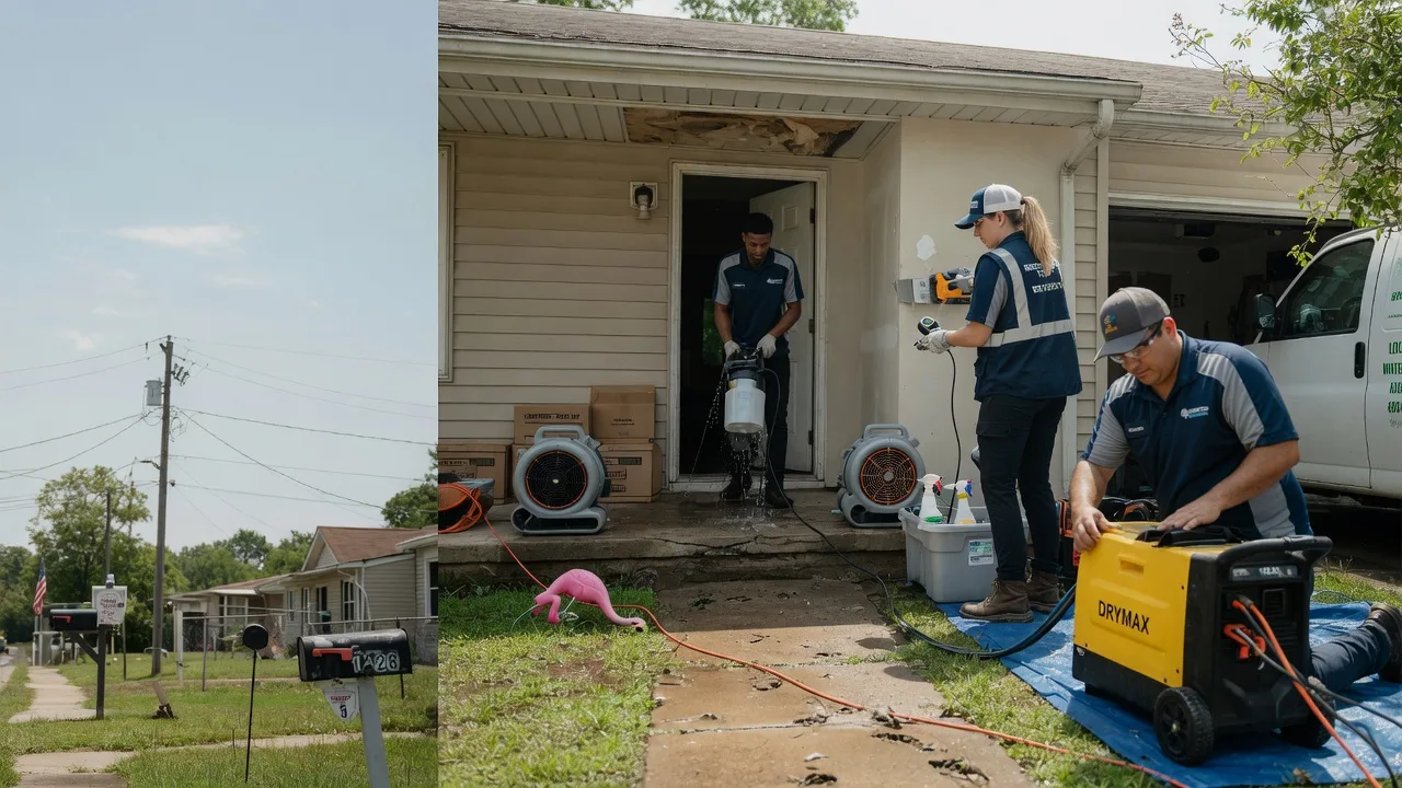 Storm Damage Water Removal in Millican, TX near me